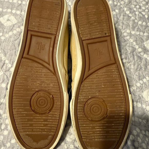 Lauren Ralph Lauren Beige Canvas Shoes - Picture 4 of 6
